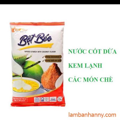 Bột béo Tài Ký 1kg - Bí quyết làm đồ ngọt thơm ngon! 3 bột béo tài ký