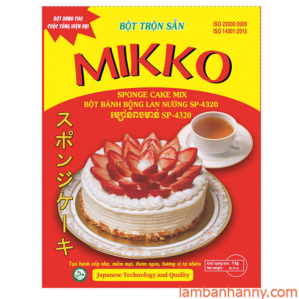 Bột bánh bông lan Mikko SP 4320 1kg