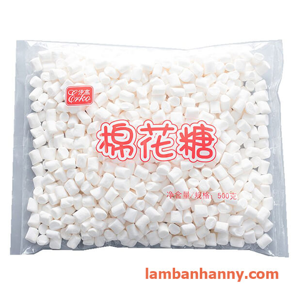 Kẹo dẻo marshmallow trắng Erko 500g 2