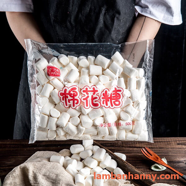 Kẹo dẻo marshmallow trắng Erko 500g 3