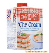 Kem tươi Whipping Cream Paysan Breton 200ml