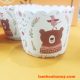 Cup giấy hình con gấu 5cm