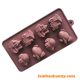 Khuôn silicon 8 xe tàu máy bay