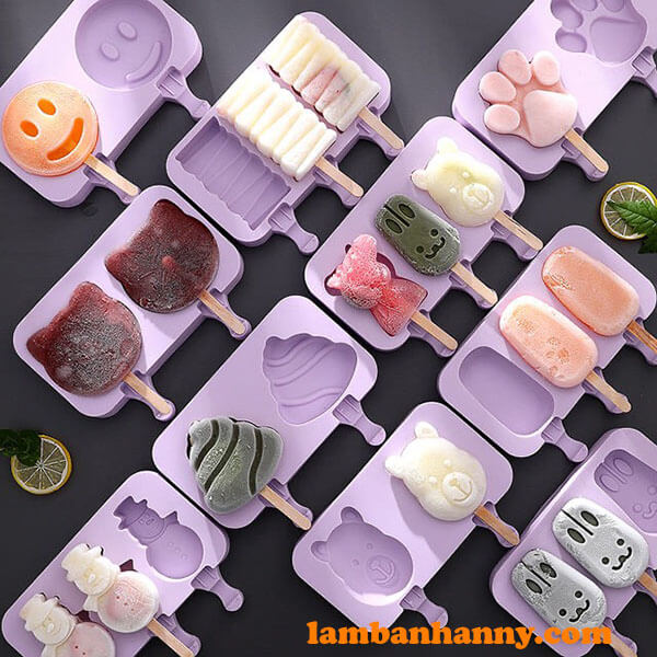 Tại Anny Shop có đa dạng các kiểu loại khuôn silicon làm kem cho bạn lựa chọn