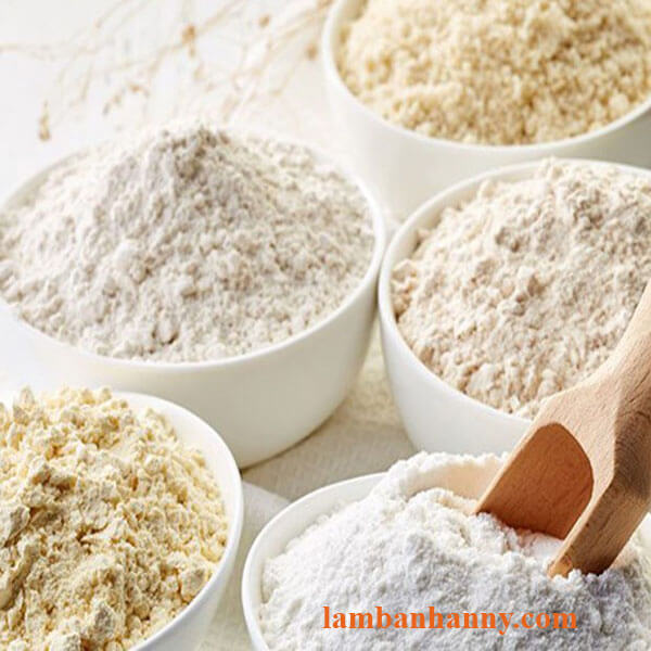 Các loại bột được sử dụng rộng rãi nhất trên thị trường hiện nay
