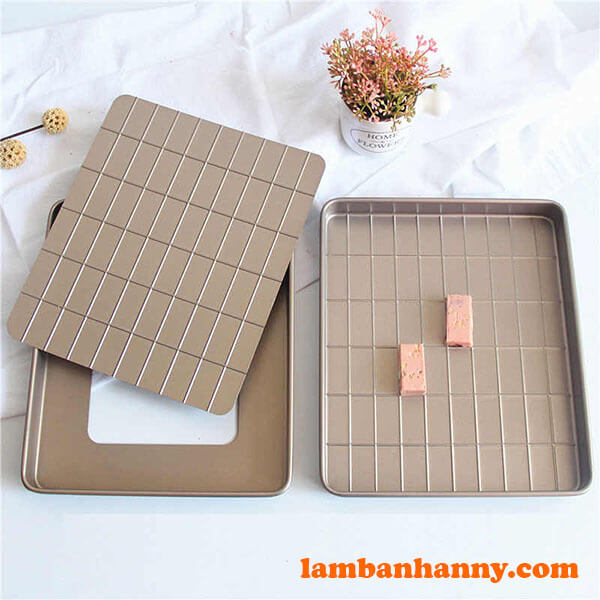 Khuôn kẹo Nougat inox 60 viên