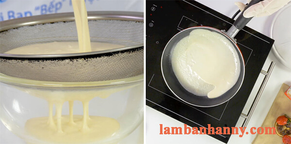 Cách làm bánh crepe trái vải hoa hồng thơm ngon đơn giản tại nhà
