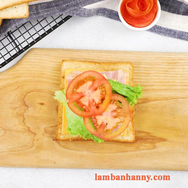 Cách làm bánh mì sandwich phô mai thơm béo đơn giản tại nhà 14