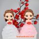 Búp bê cô dâu trang trí bánh 8