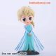 Búp bê elsa váy xanh trang trí bánh HB049 1