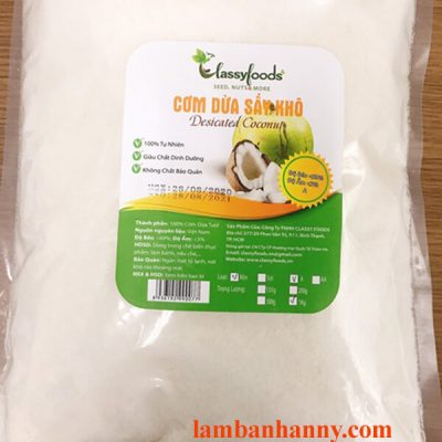 Cơm dừa mịn sấy khô classy food 2