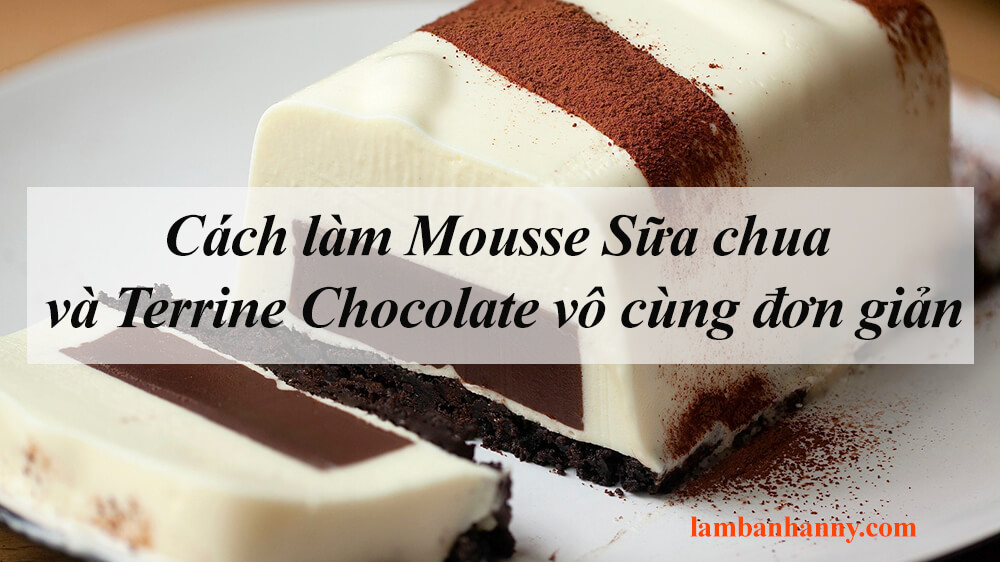 Cách làm Mousse Sữa chua và Terrine Chocolate vô cùng đơn giản