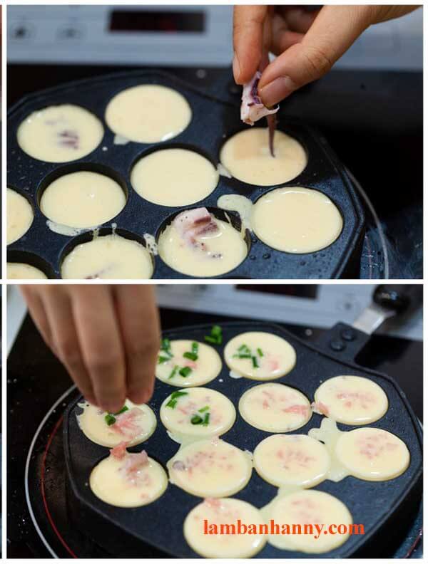 cách pha bột takoyaki