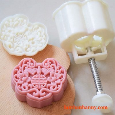 Khuôn Trung Thu hình khánh hoa 1 mặt 150g 1