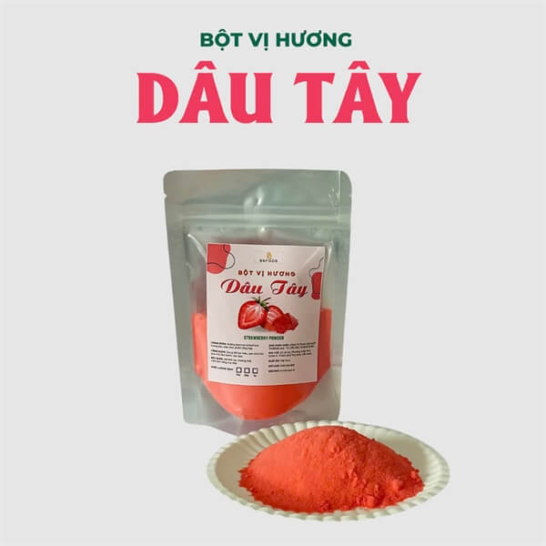 BỘT TRÁI CÂY FRUIT 100G dâu tây