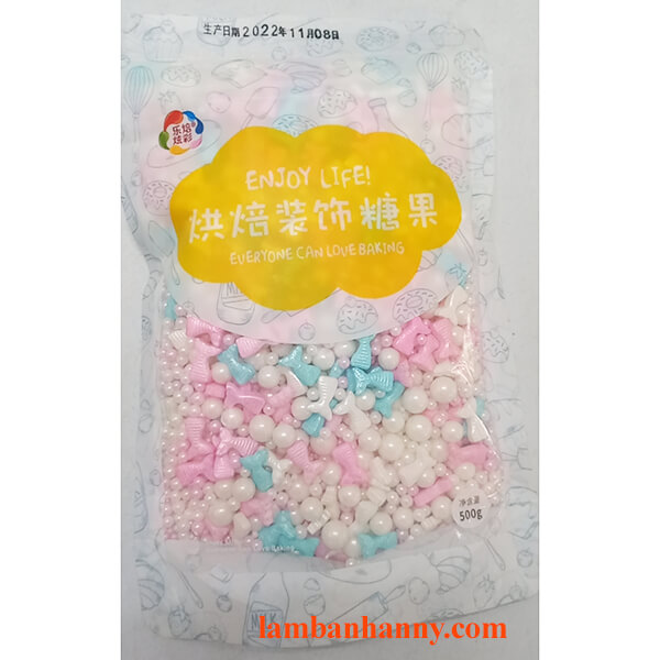 Kẹo Cốm Đuôi Cá Mix Bi Trắng 50g-500g 2